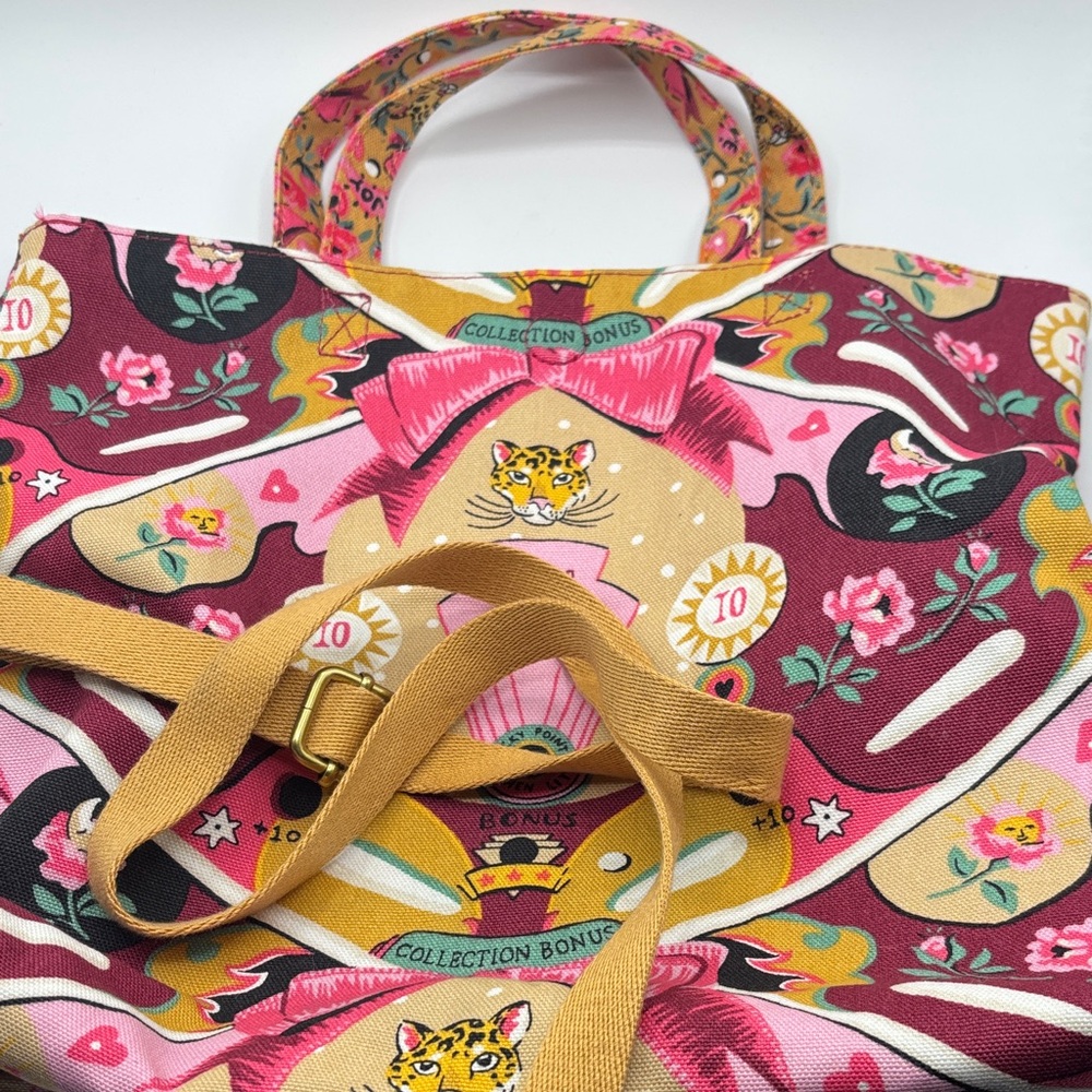 CATH KIDSTON Colorful Patterned CROSS BODY Tote Bag New